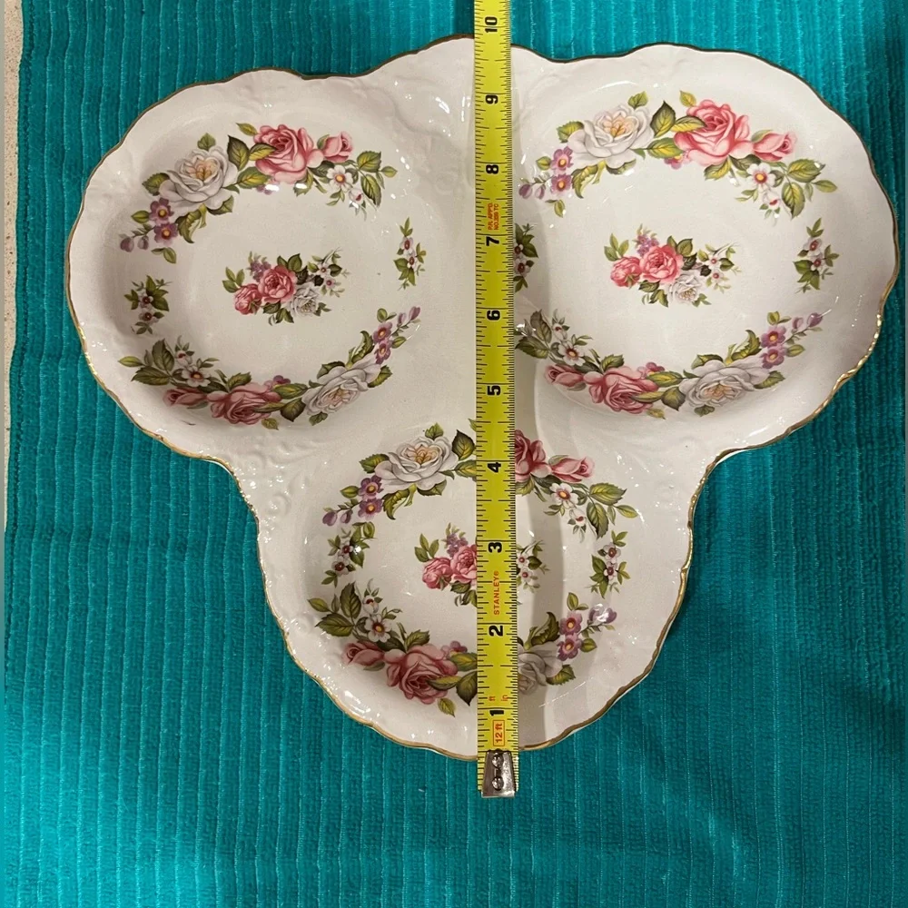 Vintage 3 bowl platter